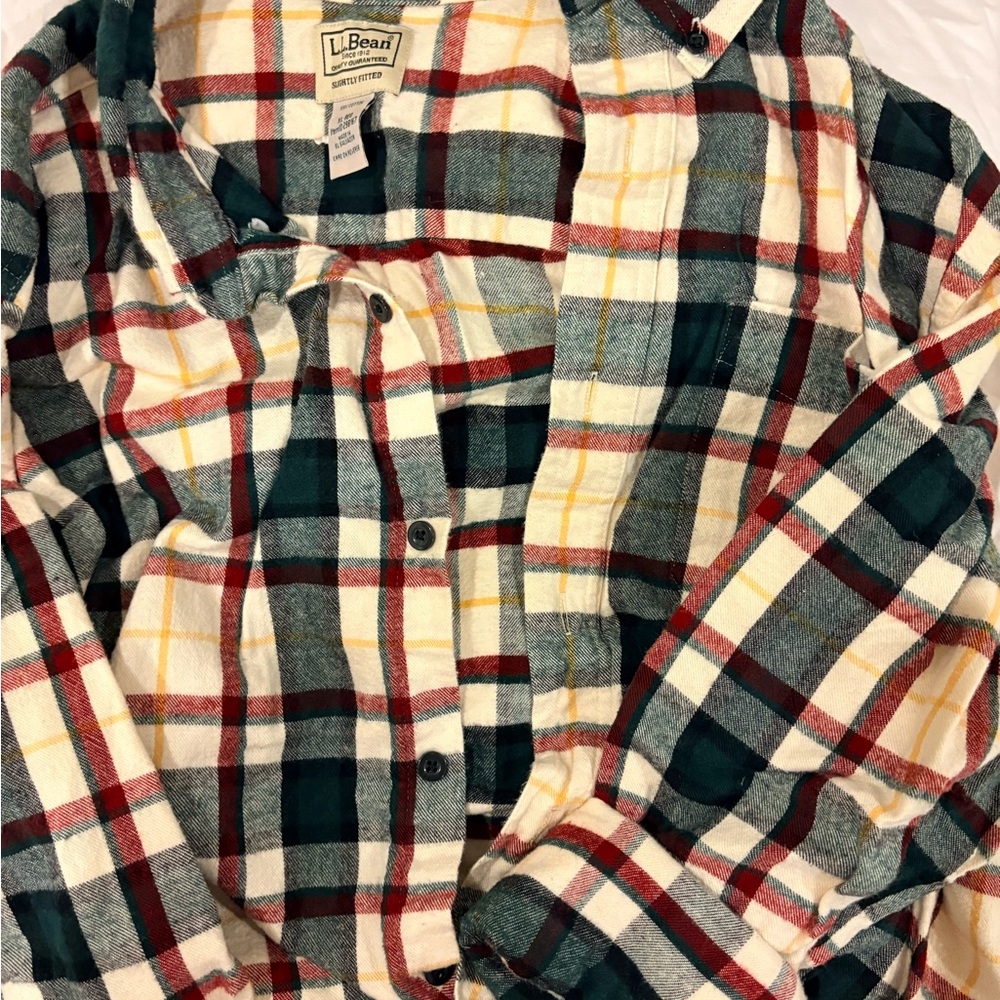 L.L. Bean Multicolor Flannel Shirt